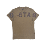 G Star Crew Embro Print R T Kangaroo Brown