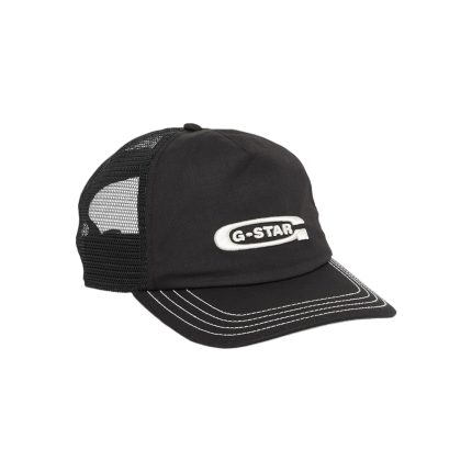 G Star Cap Avernus Trucker Dark Black