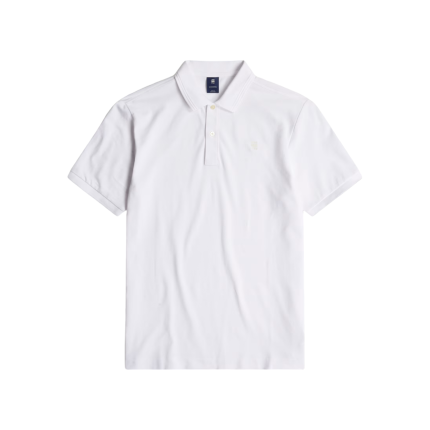 G Star Golfer Dunda Slim Polo S/S White