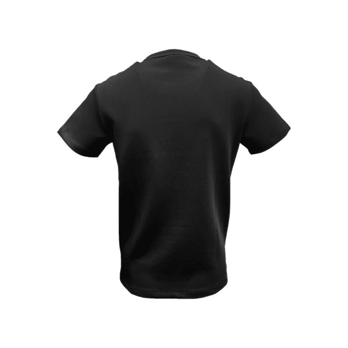 939 40A | The Vialli T-Shirt Histony in black combines sleek design with premium comfort, making it a versatile piece for any wardrobe. Crafted from soft, durable fabric, this shirt ensures a flattering fit and pairs effortlessly with any outfit for a stylish, modern look.