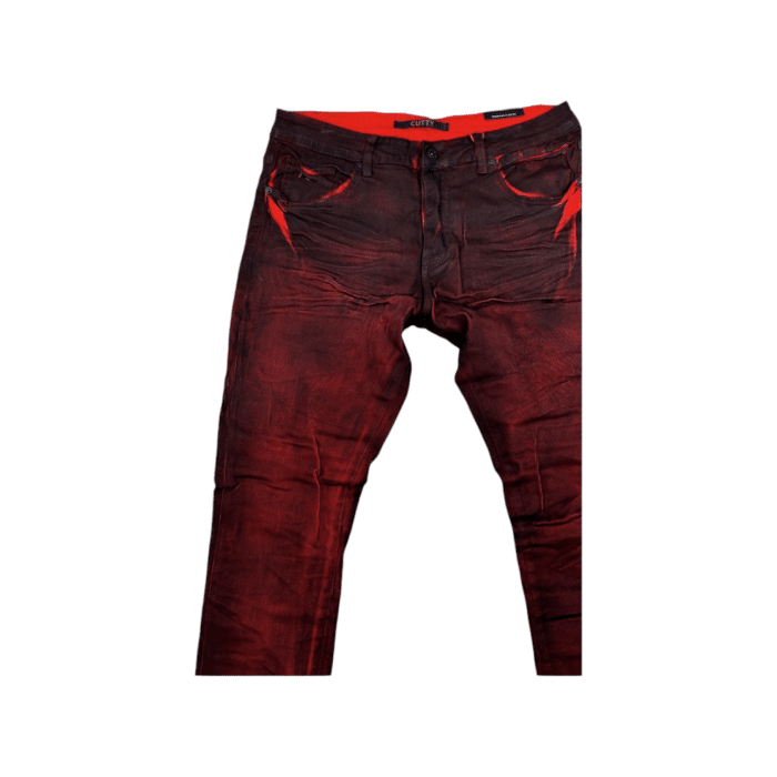 204 67B | The Cutty Jeans Asher in Ruby Red deliver a bold, contemporary look with their vibrant color and slim-fit design. Crafted from durable denim, these jeans offer both style and comfort, making them a versatile choice for casual wear or a night out.