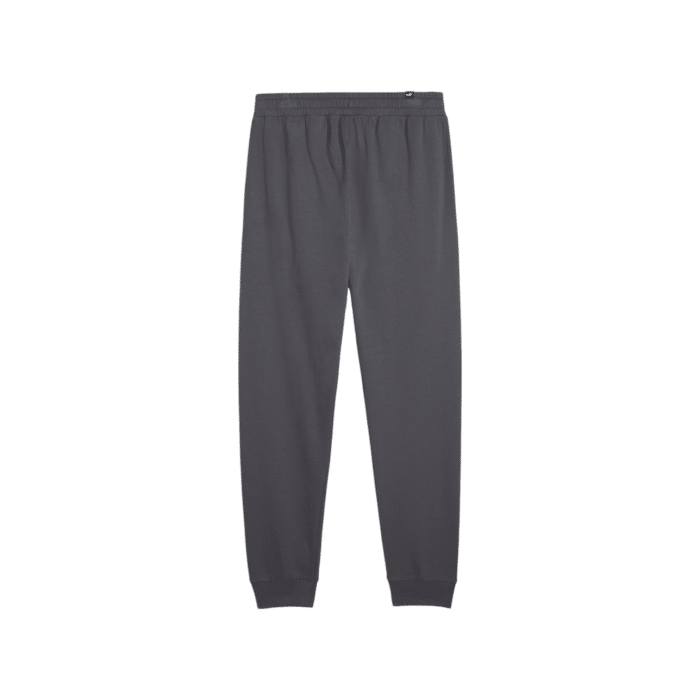 219 15A | The Puma Better Essentials Sweatpants in Galactic Grey offer a perfect balance of comfort and style, crafted from 100% cotton for a soft, breathable feel. With a lining blend of 75% cotton and 25% polyester, they provide added warmth and durability, making them ideal for both lounging and light activities. Designed in a versatile grey shade, these sweatpants are a must-have for casual wear, combining modern aesthetics with functional design.