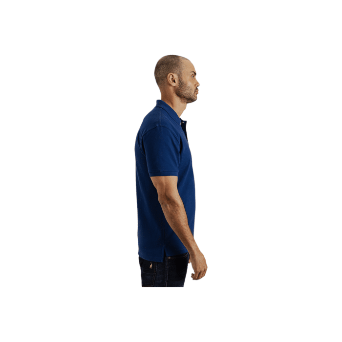 302 55C | The Polo Golfer Stretch Pique in Dark Blue S/S combines classic design with a modern slim fit, making it a versatile addition to any wardrobe. Crafted from high-quality materials, this polo ensures both comfort and style for any occasion.