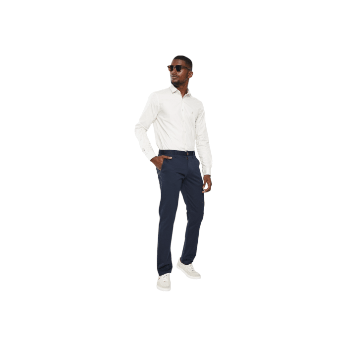 307 10C | The Polo Chino Milan Straight Leg in Navy offers a refined and timeless style, perfect for both casual and semi-formal occasions. Made from premium fabric, these chinos provide comfort and durability, while the straight-leg fit ensures a flattering and versatile silhouette.