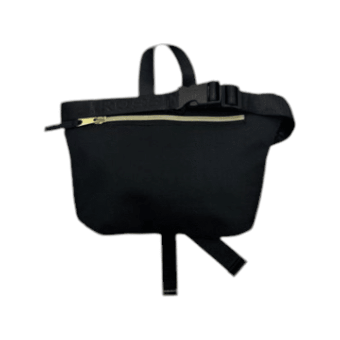 37 8B | The Rossimoda Sling Bag Premio Moon in black and gold combines sleek design with functional elegance, offering a versatile accessory for any occasion. With its compact yet spacious interior and adjustable strap, this bag provides a stylish and convenient way to carry your essentials in a standout, modern style.