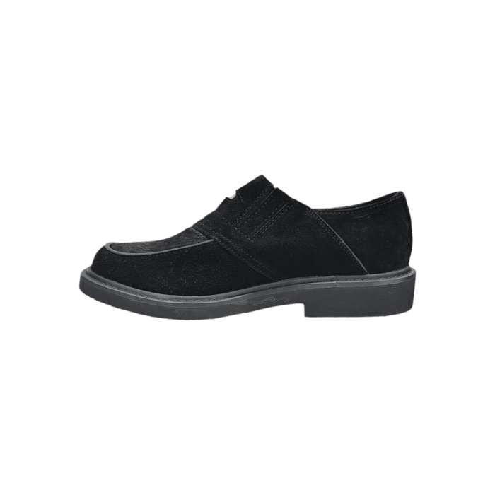 55 105A | Step into style with the Jonathan D Zeke PU Suede shoes in an eye-catching Black color combination. Crafted from high-quality PU Suede, these shoes offer a sleek and sophisticated look, perfect for both casual and semi-formal occasions.