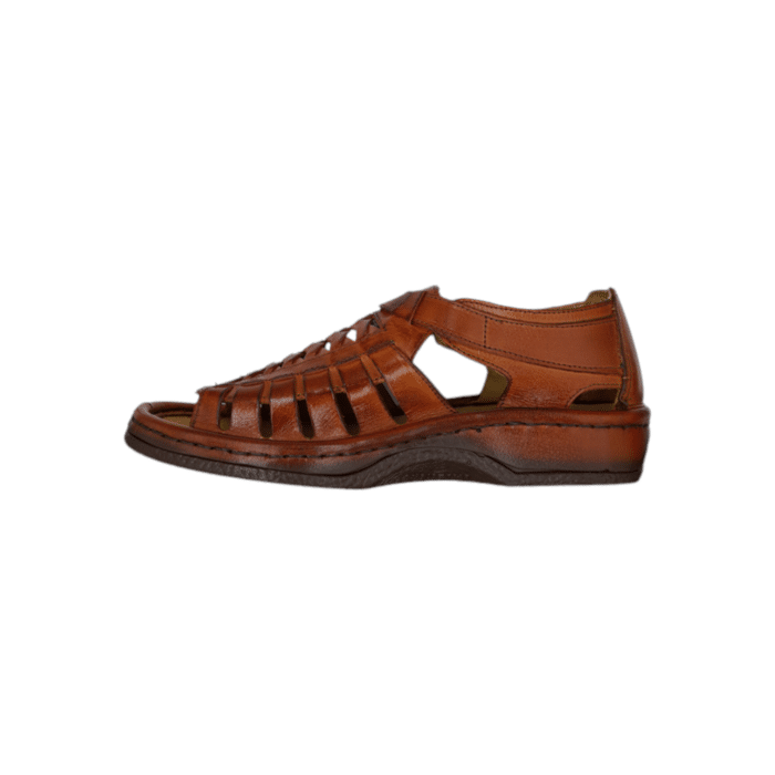 688 3A | The Omega Sandals Kgosi in Buffalo Terracotta offer a bold, earthy tone that brings a natural warmth to your footwear collection. Designed for both style and comfort, these sandals feature a robust yet lightweight construction, making them perfect for long summer walks or casual outings.