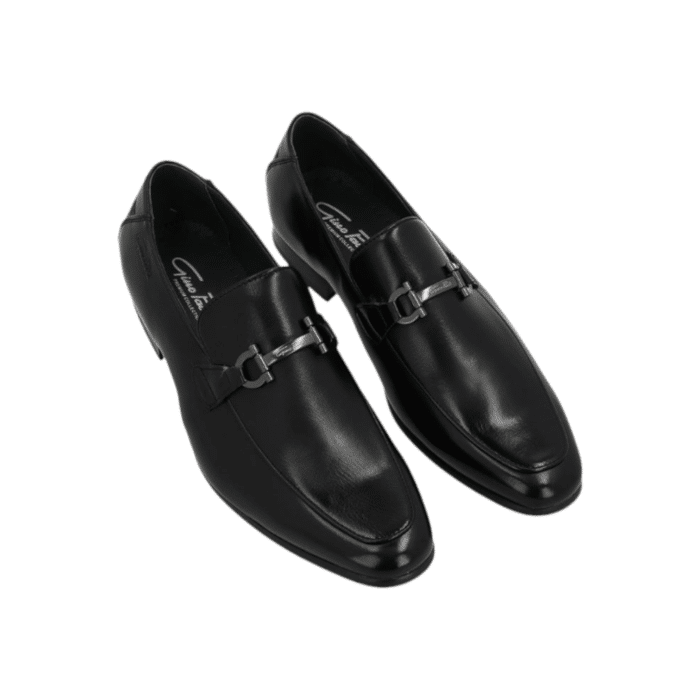 970 18D | Make a bold statement with the Gino Paoli Mauro Slip On in sleek Black, expertly crafted from durable synthetic materials. These slip ons combine modern design with comfort, offering a versatile and stylish option that effortlessly enhances any casual outfit.