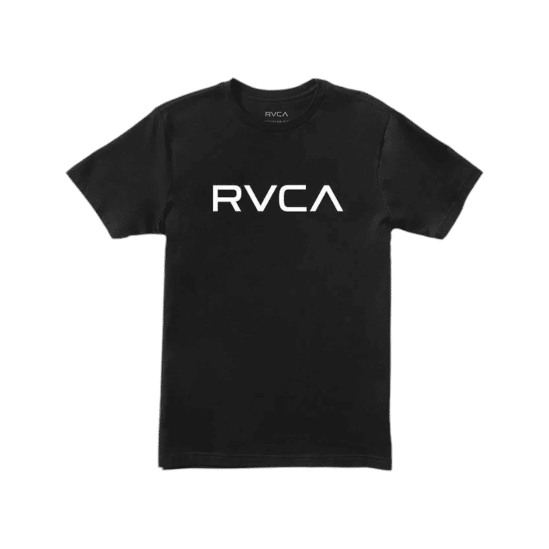 RVCA Shirt Tee Big Logo S/S Black/White