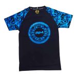 Rossimoda T-shirt Sky Bloom Black/Turquoise