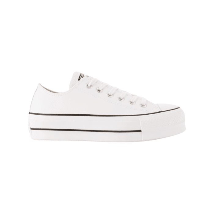 Converse Chuck Taylor AS Lift Leather Platform White