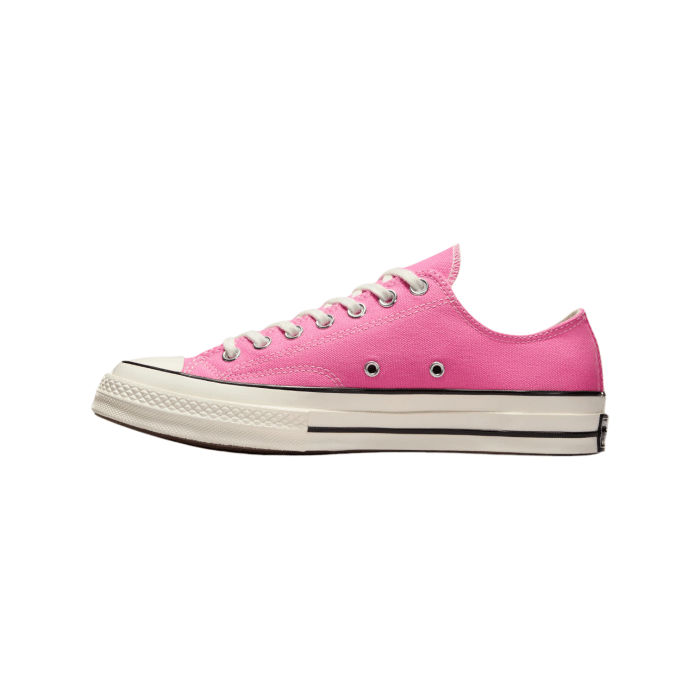 126 91A | The Chuck 70 offers a blank canvas for you to tell your own stories. Whether you're expressing yourself through style or activity, new colors and modern-comfort details have you covered. <b>REASONS YOU SHOULD BUY</b> <ul> <li>Durable canvas upper for that classic Chucks look and feel.</li> <li>OrthoLite cushioning helps provide optimal comfort.</li> <li>A new palette of colors offers an on-trend foundation for any look.</li> <li>Iconic Chuck Taylor ankle patch and All Star license plate reps the legacy.</li> </ul>