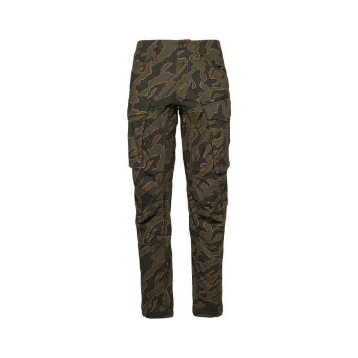 G Star Rovic Zip 3D Regular Tapered Olive Camo