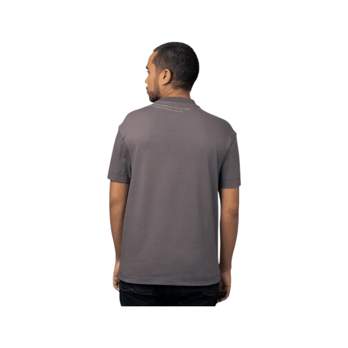 303 119A | The Polo Crew PJC Logo T-Shirt in charcoal is a stylish and versatile addition to any wardrobe, crafted from high-quality cotton that ensures both comfort and breathability throughout the day. Featuring a classic crew neckline and a relaxed fit, this t-shirt flatters all body types while showcasing a prominent PJC logo on the front, adding a touch of modern sophistication to your casual look. Durable and easy to care for, this essential piece not only retains its shape and color wash after wash but also reflects the brand's commitment to sustainability, making it a responsible choice for fashion-forward individuals.