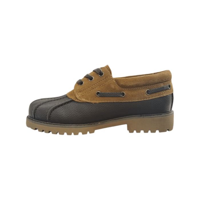 55 110A | Step into style with the Jonathan D Donnie PU Suede and Leather shoes in an eye-catching Camel-Brown color combination. Crafted from high-quality PU Suede, these shoes offer a sleek and sophisticated look, perfect for both casual and semi-formal occasions.