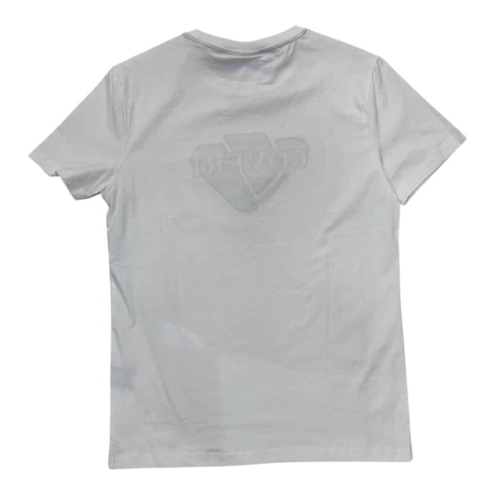 559 120 B 1 rotated | The Enrico Coveri T-shirt Center Stitched Logo White T-shirt effortlessly combines minimalist elegance with subtle luxury, making it a versatile addition to any wardrobe. Crafted from soft, breathable 100% cotton, it features a sleek white design accented by the iconic center-stitched Enrico Coveri logo, offering a refined yet understated look. Perfect for both casual and semi-formal occasions, this T-shirt’s relaxed fit and durable construction ensure all-day comfort and lasting style.