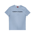 Enrico Coveri 3D Stitch Logo T-Shirt Light Blue/White