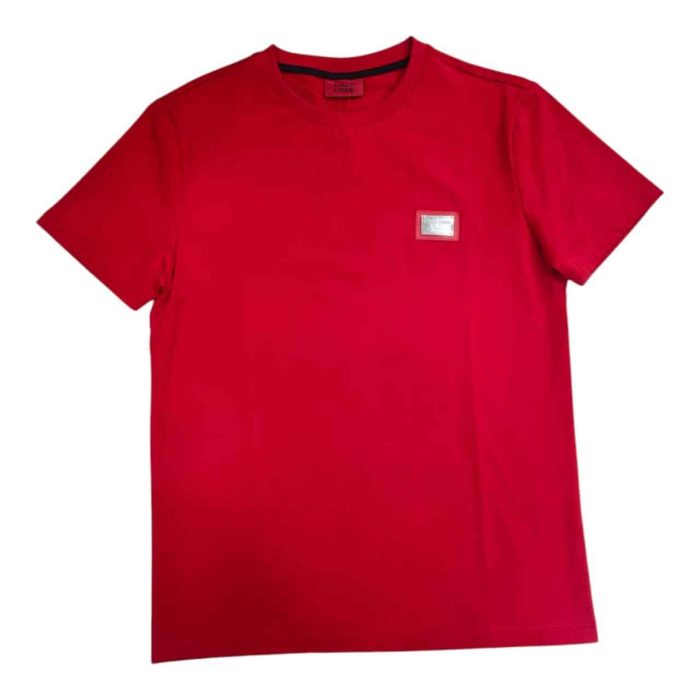 Enrico Coveri Mini Metal Logo T-Shirt Red