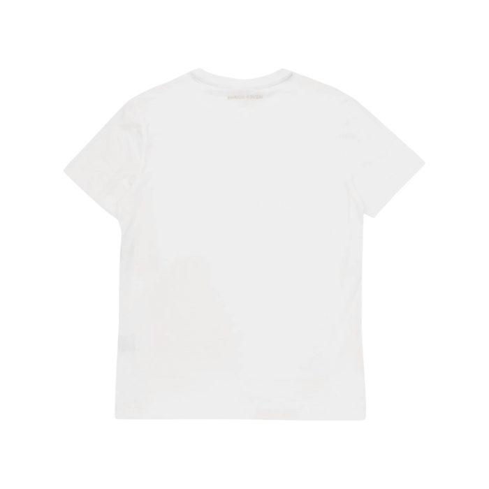 559 80 B | The Enrico Coveri T-Shirt 3D Stud Print in White offers a bold and modern design with a unique raised stud pattern that adds depth and texture to the look. Crafted from high-quality cotton, this shirt provides exceptional comfort and breathability, making it perfect for all-day wear. With its clean white base and striking 3D detailing, it effortlessly combines edgy style and versatility, ideal for any casual or semi-casual occasion.