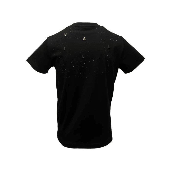 938 53A | The Vialli T-Shirt Impulse in black combines sleek design with premium comfort, making it a versatile piece for any wardrobe. Crafted from soft, durable fabric, this shirt ensures a flattering fit and pairs effortlessly with any outfit for a stylish, modern look.