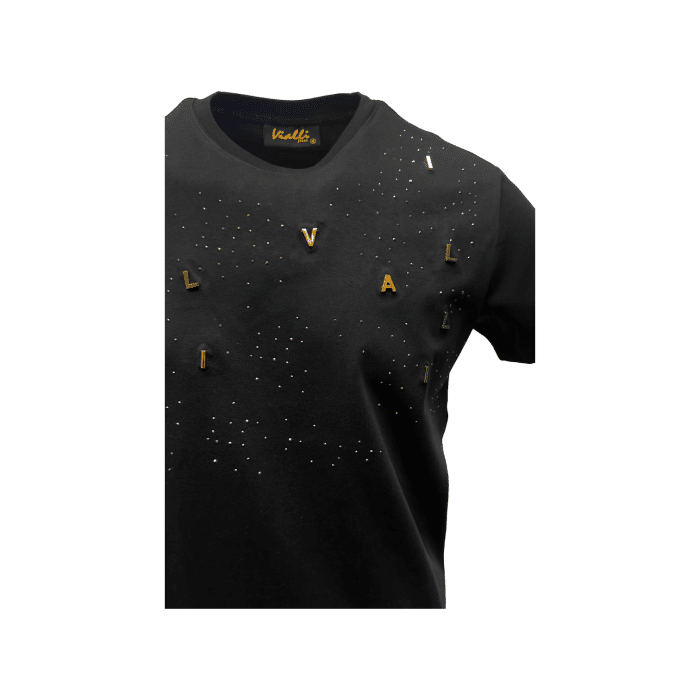 938 53B | The Vialli T-Shirt Impulse in black combines sleek design with premium comfort, making it a versatile piece for any wardrobe. Crafted from soft, durable fabric, this shirt ensures a flattering fit and pairs effortlessly with any outfit for a stylish, modern look.