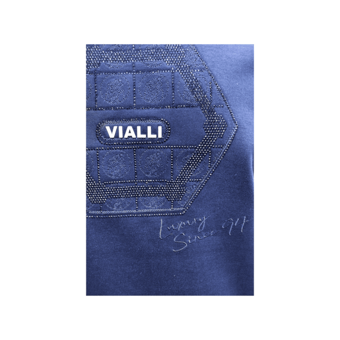 938 55B | The Vialli T-Shirt Identif in Navy combines sleek design with premium comfort, making it a versatile piece for any wardrobe. Crafted from soft, durable fabric, this shirt ensures a flattering fit and pairs effortlessly with any outfit for a stylish, modern look.