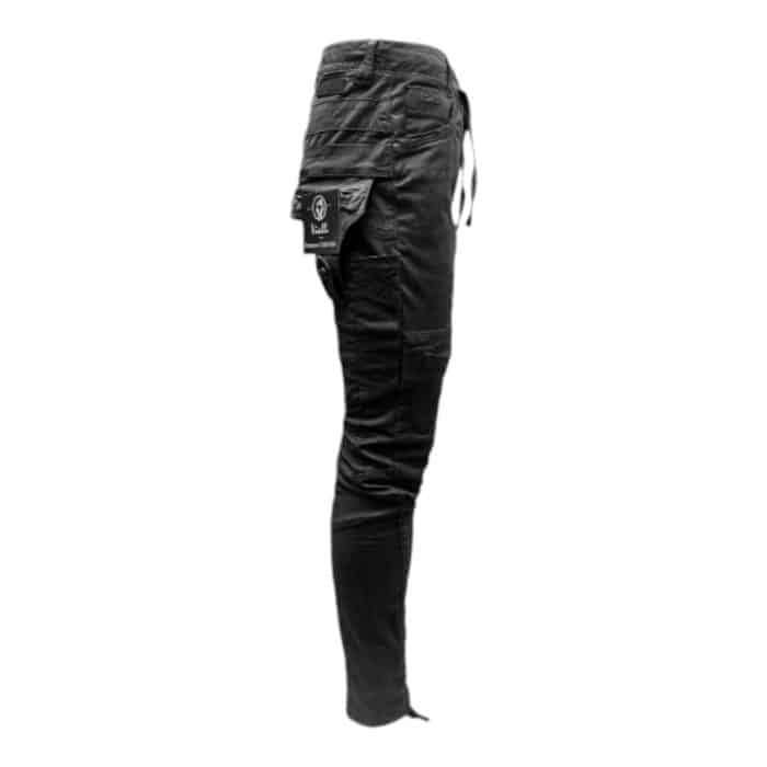 939 26 C | The <em>Vialli Ranger Cargo Pants</em> in Black Fade offer a perfect blend of rugged durability and modern style, featuring a slim-tapered fit and crafted from a breathable yet sturdy cotton blend that ensures all-day comfort and long-lasting wear. With multiple spacious cargo pockets for added functionality, these pants provide ample storage for your essentials while maintaining a sleek, contemporary silhouette that complements both casual and outdoor looks. The distinctive Black Fade color adds an edgy, worn-in vibe that effortlessly enhances any outfit, making these pants a versatile choice for a variety of occasions.