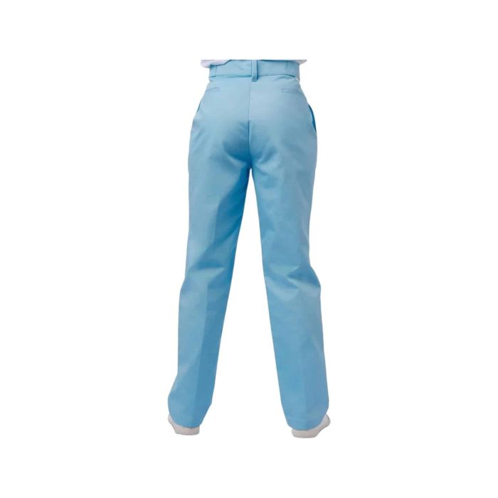 Dickies Sky Blue T B | The Dickies 847 Trouser in Sky Blue combines durable cotton-polyester fabric with a comfortable, classic straight-leg fit, making it ideal for both work and casual wear. Designed with multiple pockets, these trousers offer practical storage for daily essentials, while the wrinkle-resistant fabric maintains a fresh, polished look throughout the day. The soft sky blue shade adds a modern touch to any outfit, pairing easily with both formal button-downs and casual t-shirts for seamless style transitions from the office to weekend outings.