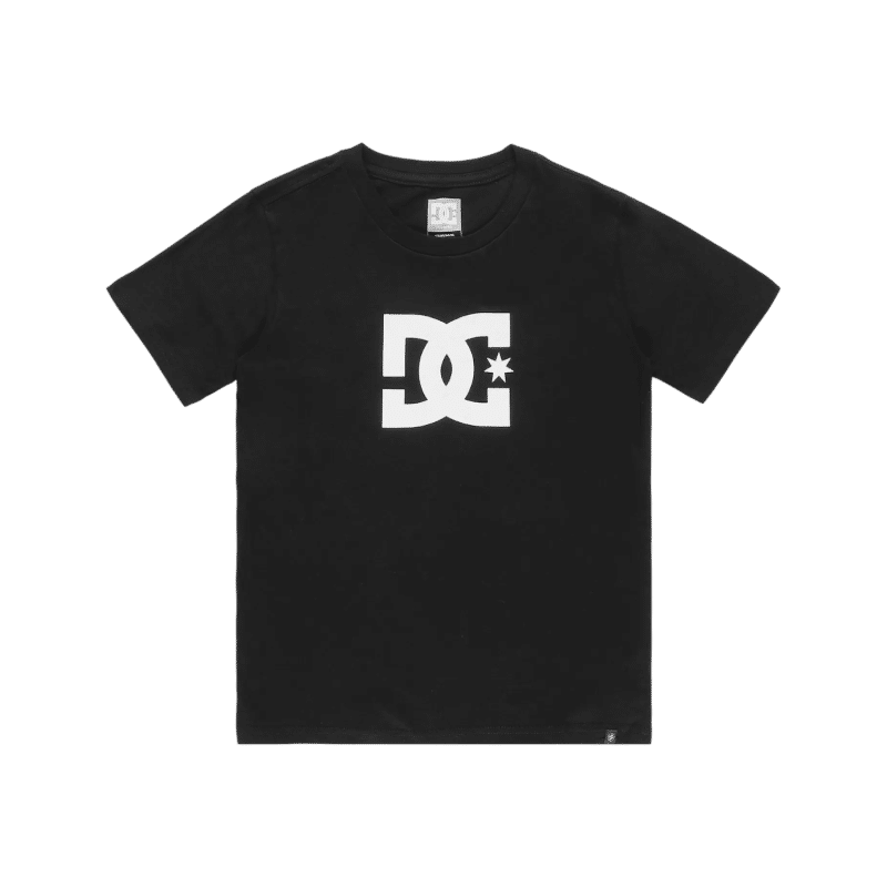 DC Star Logo S/S T-Shirt Black/White