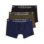 G Star Boxer Briefs 3-Pk Grn/Blue/Blk