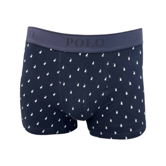 642 4 B | The Polo Boxer Basic Knit Print 3-Pack in Navy offers a perfect blend of comfort, durability, and classic style for everyday wear. Each pair is crafted from soft, breathable cotton knit fabric, featuring a relaxed fit with a comfortable elastic waistband and a functional button-fly design. With its timeless navy color and subtle patterns, this 3-pack adds understated sophistication to your essentials, making it ideal for both day and night.