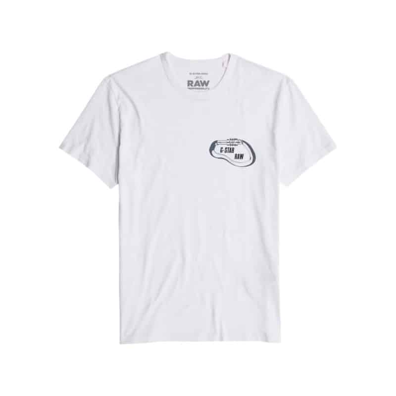 G-Star RAW Carabiner Logo T-Shirt White