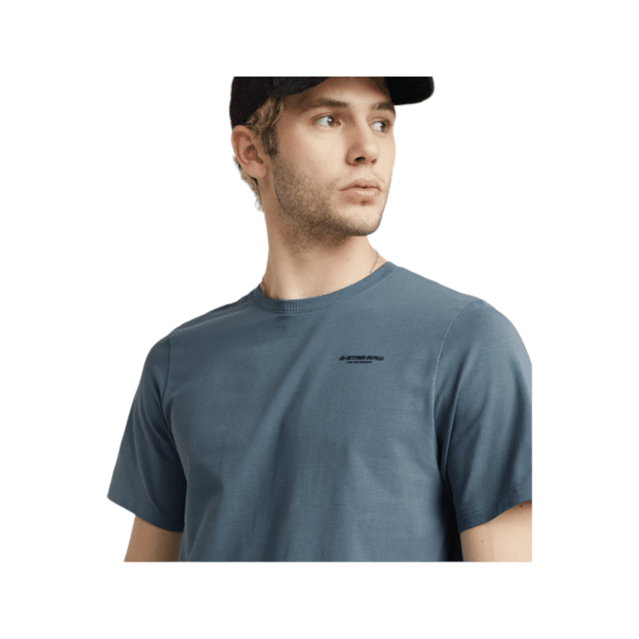 807 97C | Discover the G-Star Crew Slim Base R T in Avio Blue, crafted from 95% organic cotton and 5% elastane for an eco-friendly, superstretch fit that offers exceptional comfort and flexibility. This slim-fit T-shirt features a compact jersey knit that provides both durability and a smooth finish, ensuring a polished look that resists pilling and stretching over time. With its rich Avio Blue color and streamlined silhouette, this tee is a versatile wardrobe staple perfect for both casual and layered outfits.