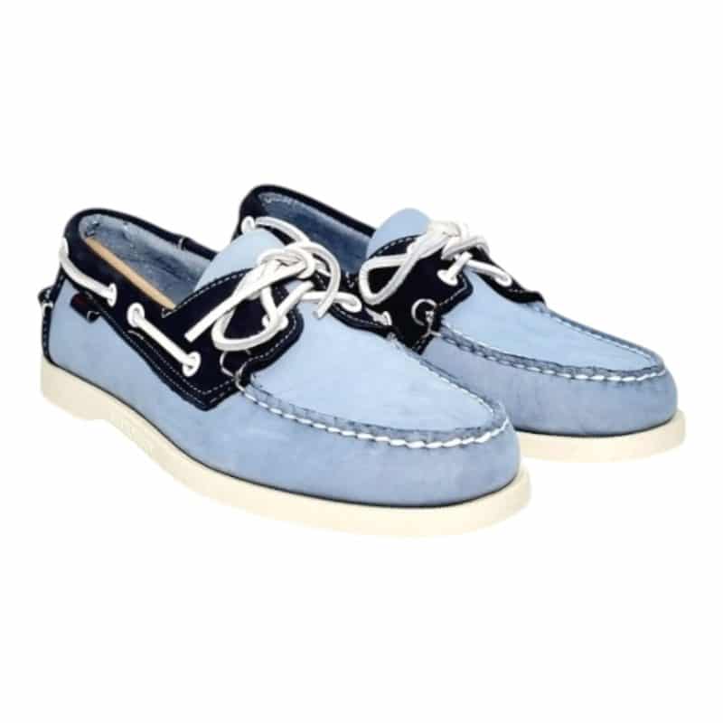 Sebago Docksides Portland Archive LT Blue/Blue