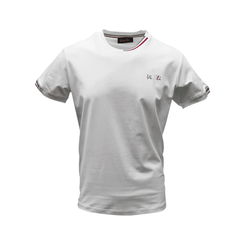 Vialli T Shirt Candy Bright White