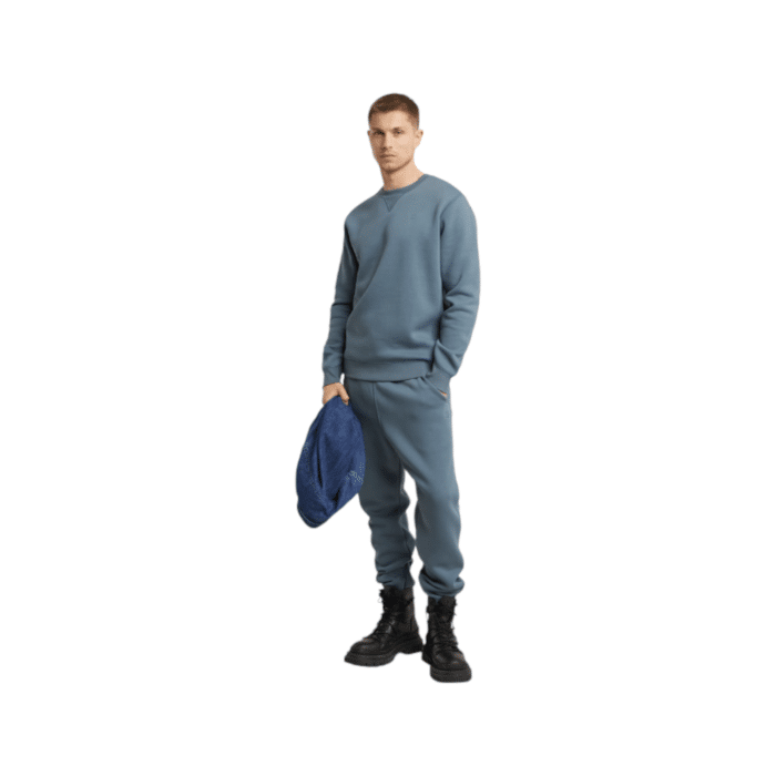 948 6C | The G Star Premium Core Tracksuit in Avio Blue Colour features a sleek, modern design crafted from high-quality materials for both comfort and durability. Its rich blue hue adds a touch of sophistication, making it perfect for both athletic activities and casual wear.