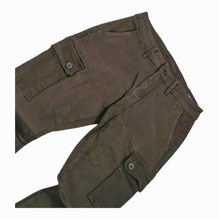 204 9 C | The Cutty Cargo Sniper Olive combines rugged practicality with modern sophistication, crafted from lightweight and durable fabric in a rich olive tone. Designed with multiple spacious pockets and reinforced stitching, these pants offer exceptional storage and long-lasting reliability, making them ideal for both adventurous outings and everyday wear. With a tailored fit, adjustable waistband, and a streamlined silhouette, they seamlessly transition between casual and polished looks, adding versatility and style to any wardrobe.