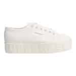 Superga 2790 Shiny 3D Lettering Total White Avorio