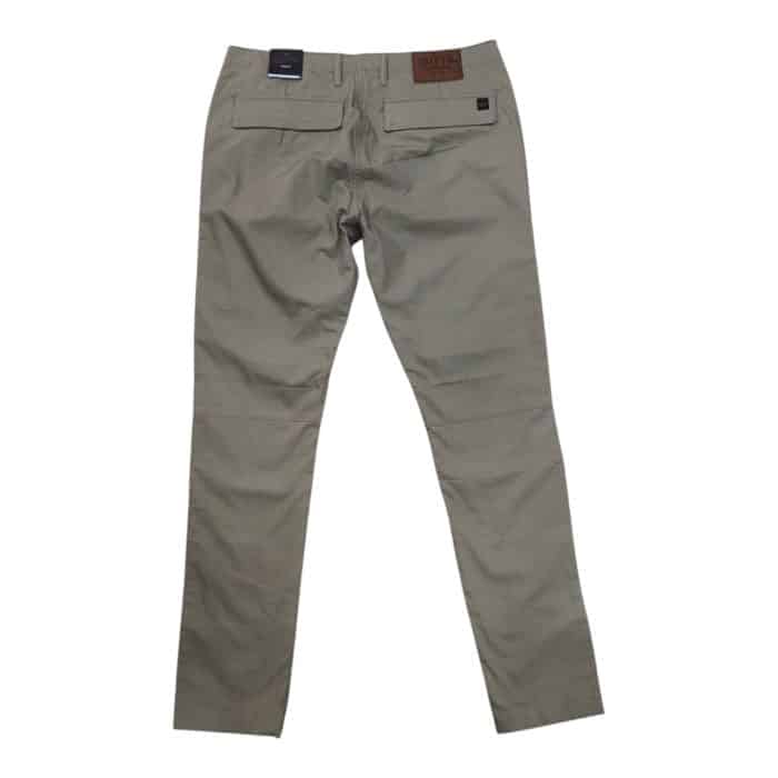 695 13 B rotated | The Cutty Cargo Tobias Taupe combines rugged functionality with a sleek, modern design, crafted from durable, lightweight fabric in a versatile taupe hue. Featuring multiple spacious pockets and reinforced stitching, these pants provide ample storage and lasting durability for both everyday wear and outdoor adventures. With a tailored fit, adjustable waistband, and a clean silhouette, they effortlessly transition from casual to polished looks, making them an essential addition to any wardrobe.