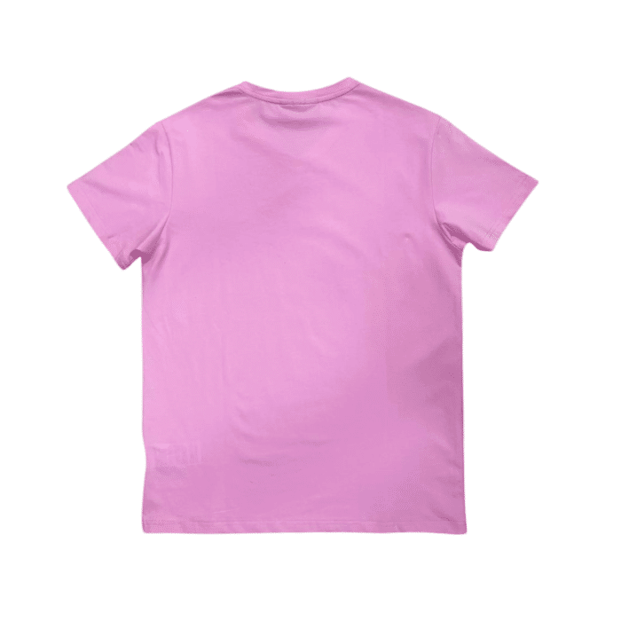 Bold Pink1 | The Vialli Bold T-Shirt in Pink combines vibrant style with ultimate comfort, making it a standout piece for any casual wardrobe. Crafted from premium, breathable cotton, it offers a soft feel and durability that resists fading and pilling, ensuring long-lasting wear. Its versatile design, featuring a flattering relaxed fit and bold minimalist logo, effortlessly transitions from laid-back daytime looks to chic evening ensembles.