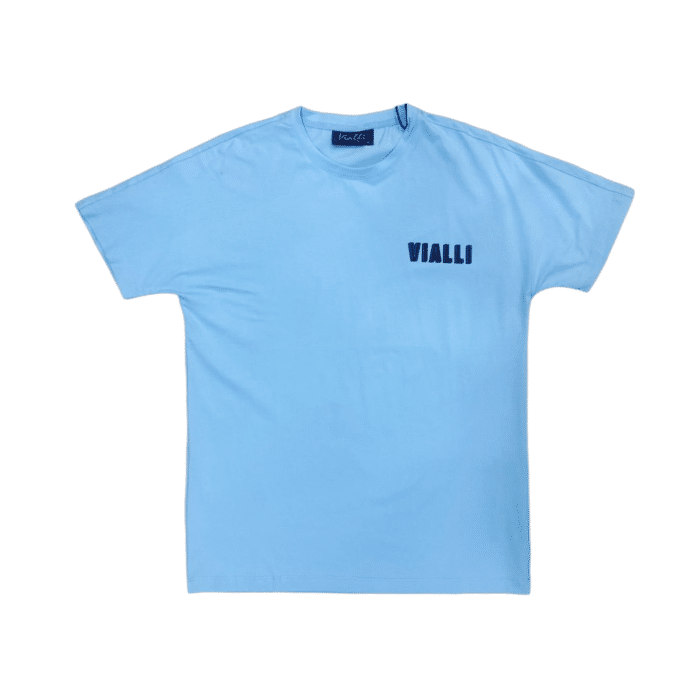 Vialli Ibiza T Shirt Baby Blue