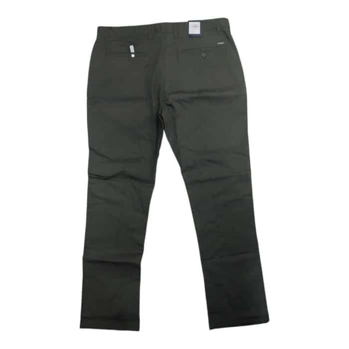 331 37 A rotated | The JD Chino Norway Olive combines style and comfort with its rich olive hue, offering a versatile and timeless piece that pairs effortlessly with both casual and semi-formal outfits. Crafted from a high-quality cotton blend, these chinos provide a soft, breathable fit while maintaining durability, ensuring long-lasting wear for everyday use. Featuring a slim-fit cut with carefully designed details such as reinforced pockets and sturdy belt loops, the JD Chino Norway Olive strikes the perfect balance between modern aesthetics and practicality, making it an essential wardrobe staple for any occasion.