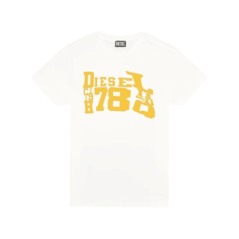 Diesel T-Shirt T-Diegor G7 White/Orange