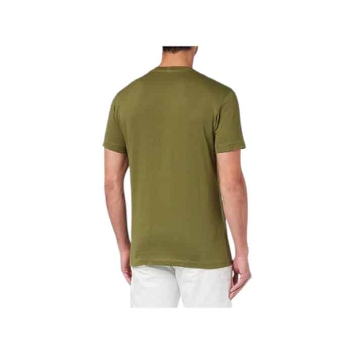 862 50A | The Diesel T-Shirt T-Diegor K58 in Olive combines modern sophistication with effortless comfort, making it a versatile staple for any wardrobe. Crafted from 100% premium cotton, it features a slim-fit silhouette that flatters the body while maintaining breathability and durability for everyday wear. The earthy olive tone, paired with Diesel’s bold chest logo, adds a unique, urban edge that transitions seamlessly from casual streetwear to refined, stylish ensembles.