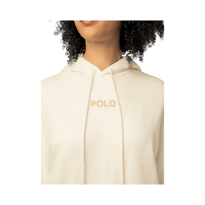 1003 7EE | The Polo Tracksuit Set Ladies Demi Off White combines sophistication and comfort with its premium cotton-polyester blend, offering a breathable, moisture-wicking fabric that keeps you cozy and stylish throughout the day. Designed with a flattering silhouette, the zippered jacket and adjustable drawstring pants provide a perfect fit, ensuring ease of movement whether you're lounging, running errands, or engaging in light workouts. With its elegant off-white hue and versatile design, this tracksuit effortlessly transitions from casual to chic, allowing you to mix and match pieces for a variety of fashionable looks.