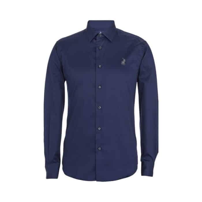 Polo Greig Long Sleeve Shirt Dark Navy