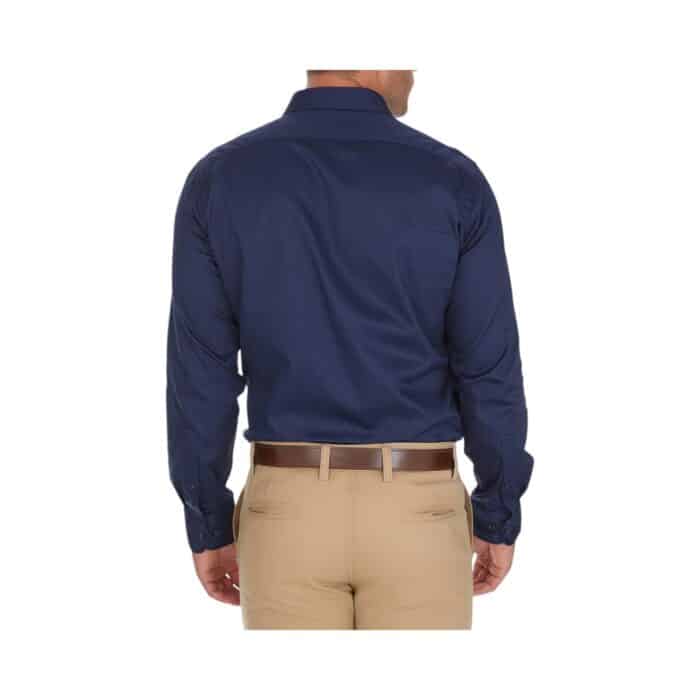 299 11 B | The Polo Greig Long Sleeve Shirt Custom Fit Dark Navy is crafted from a premium cotton blend, offering a soft, breathable feel with a sleek, tailored silhouette that ensures both comfort and a refined appearance. Its long-sleeve design and rich dark navy color make it versatile for various occasions, seamlessly transitioning from casual to more polished looks while providing a sophisticated, timeless aesthetic. Featuring a custom fit, ribbed cuffs, and a classic three-button placket, this polo combines attention to detail with durability, making it an ideal addition to any wardrobe.