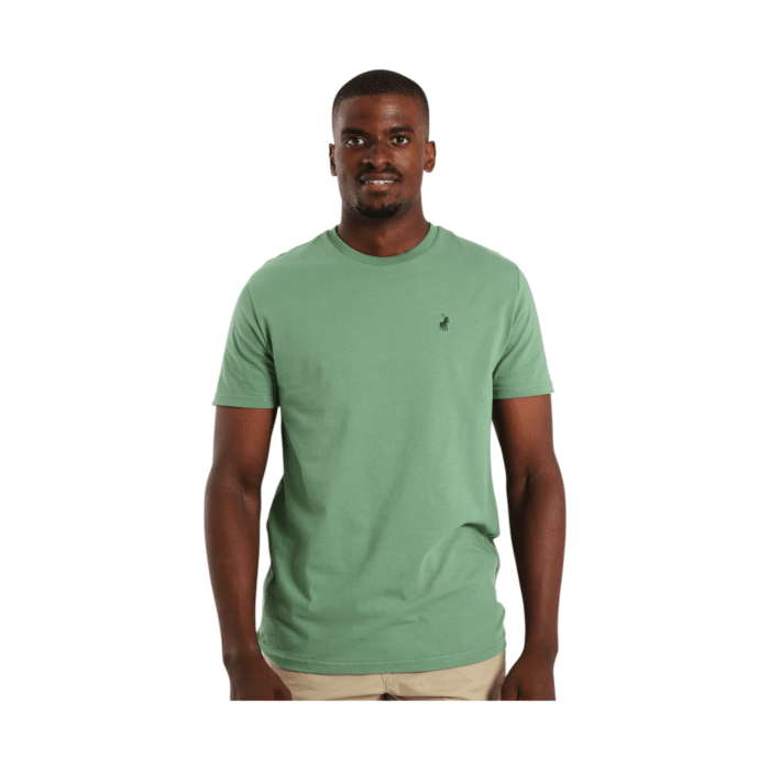 Polo Essential Crew Tee Plain Green