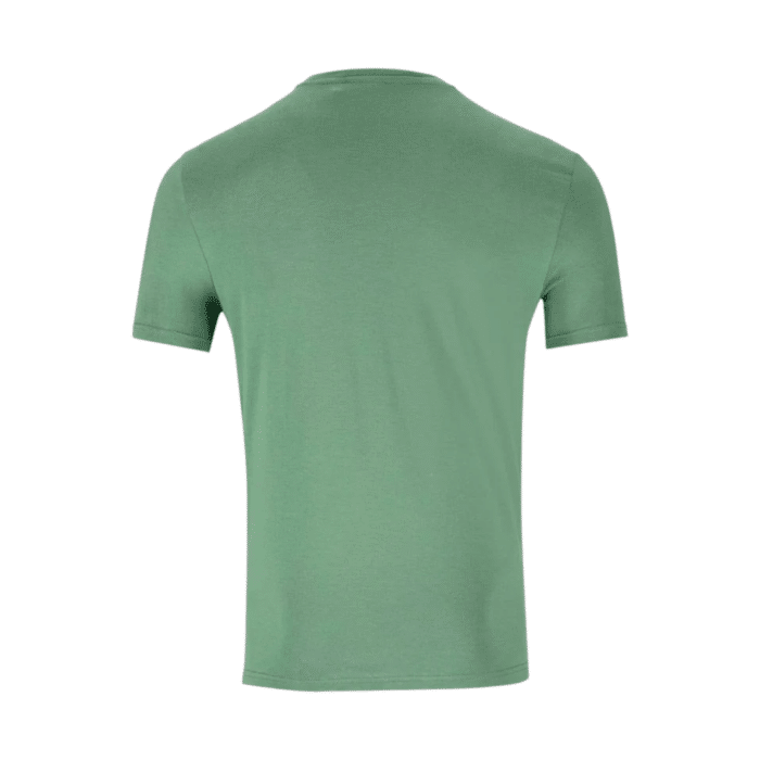 303 1FF | Stay effortlessly cool with the Polo Men’s Essential Crew Neck Short Sleeve Tee in Green. Crafted for comfort and versatility, this soft, breathable tee features a classic crew neck design and a flattering fit. Perfect for casual outings or layering, it’s a wardrobe staple for everyday wear.