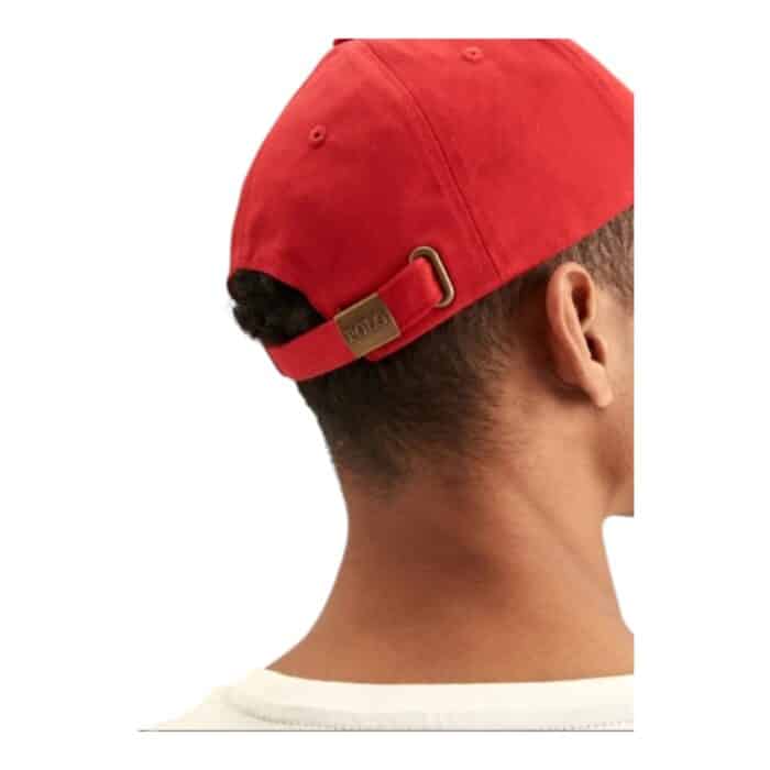 318 5 B | The Polo Cap 6 Panel Classic Peak Red combines timeless style with superior comfort, featuring a structured six-panel design that provides a secure fit and a sleek, polished look. Made from high-quality, breathable fabric, this cap ensures long-lasting durability while keeping you cool, and its adjustable strap allows for a customized fit suitable for all head sizes. With its bold red color and classic pre-curved peak, this cap adds a touch of sophistication to any outfit, making it perfect for casual wear, outdoor activities, or sporty ensembles.